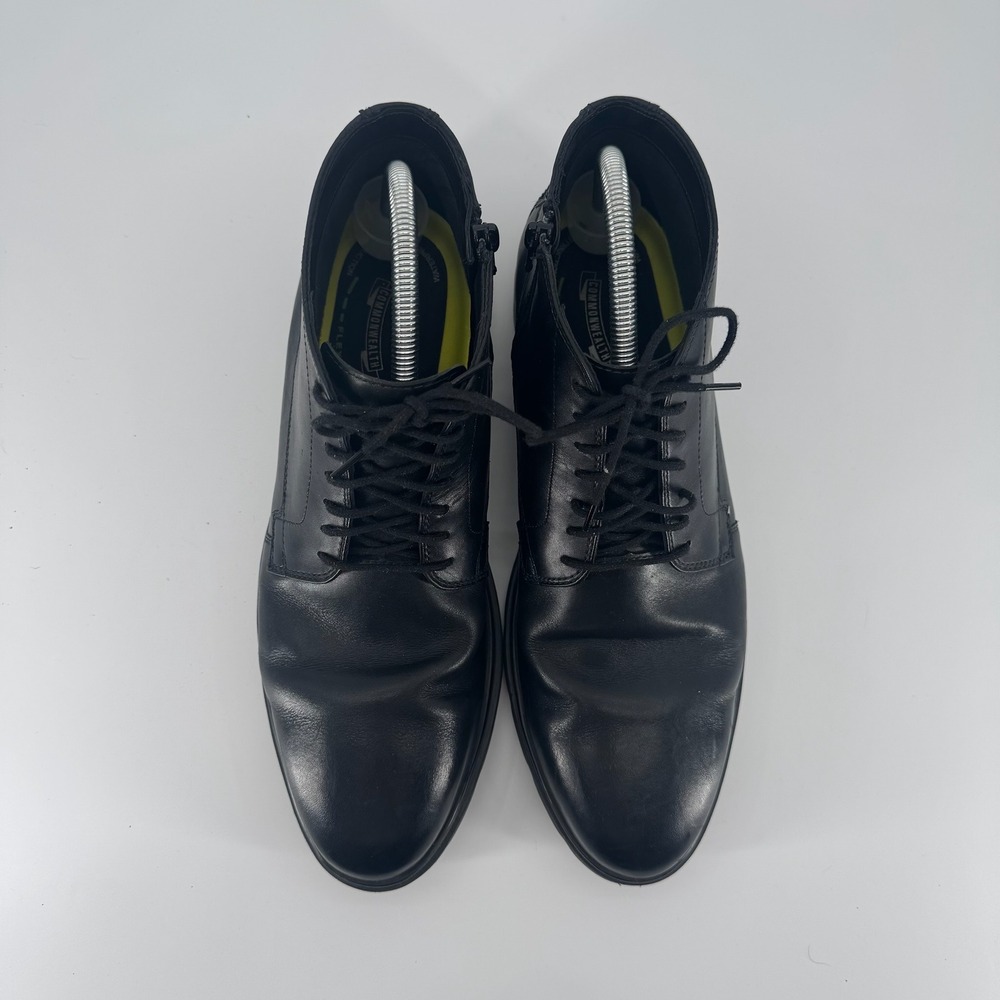 Bostonian Commonwealth Boots Mens 10.5 Black Leather Chukka Flexlite Waterproof